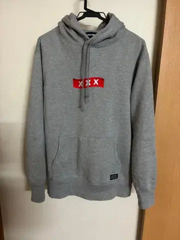 GOD SELECTION XXX 박스 로고 후드 맨투맨 일본제