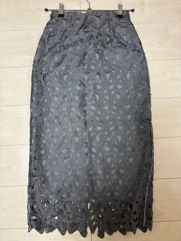 그레이 레이스 스커트 타이트 스커트 레이스 그레이 스커트