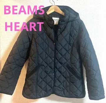 빔즈 퀼팅 후드 자켓
