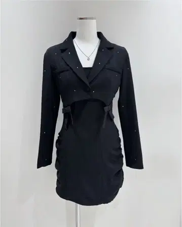 Bubbles 리본 자켓 원피스