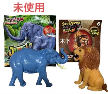 [ 미사용 ] 정글&co. 앤드코 라이온 코끼리 세트