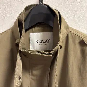 REPLAY 올리브 밀리터리 자켓