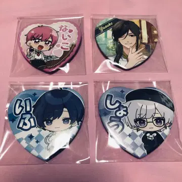 이레이스 나이코 If 유스 초토 하트형 캔뱃지 세트