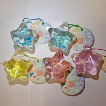 동글동글 눈의 수족관 유라푸카 마스코트 5개 세트