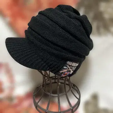 RAD CUSTOM 블랙 니트 캡