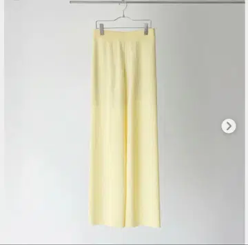 NORD CADRE 스트레이트 니트 팬츠