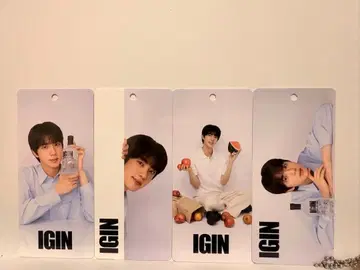 BTS 진 IGIN 보틀 택 & 종이 백