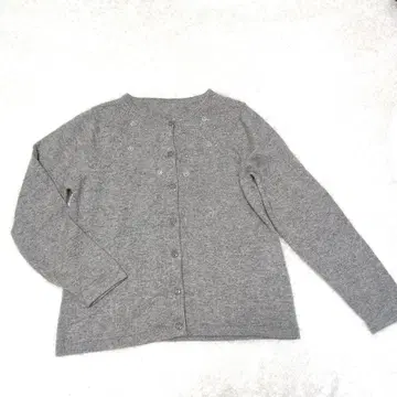 laruvix 라르비쿠스 캐시미어 100% 비즈 포함 긴팔 가디건