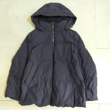 매킨토시 런던 화이트 덕 후디드 다운 네이비