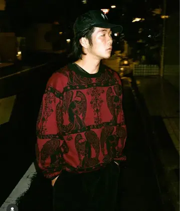 gx10001000 jacpuard 니트 자카드 니트 L 사이즈