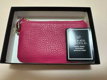 미사용 새상품 소메스 안장 피콜로 슬림 파우치 핑크