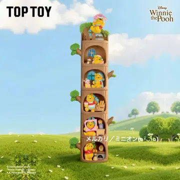 TOPTOY 디즈니 곰돌이 푸 트리 하우스 시리즈 피규어 6종