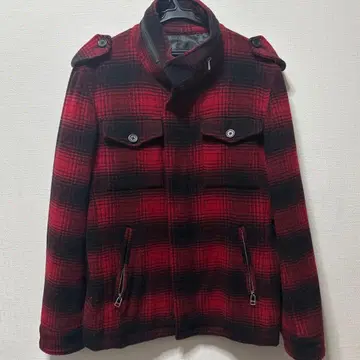 사만틱 디자인 체크 자켓