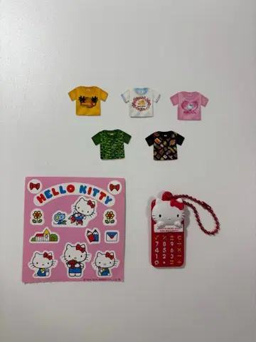 [헤이세이 레트로] 키티 T셔츠 씰