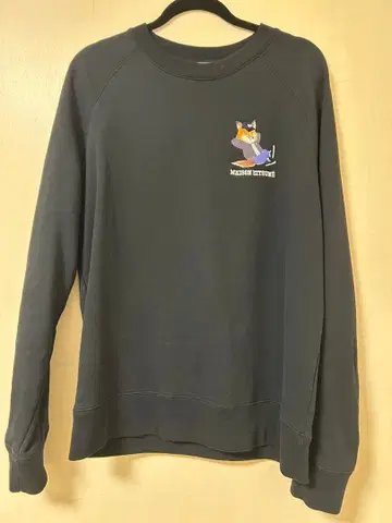 메종 키츠네 블랙 트레이닝복 L