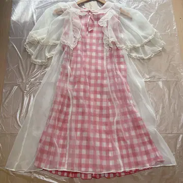 오늘만 가격 인하! 한정판 판매 빨간색 체크 원피스