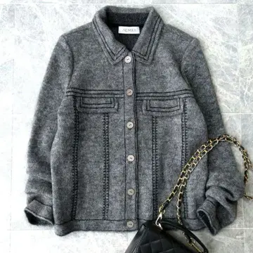 423 네미카 NEMIKA 레리안 모헤어 니트 자켓 가디건