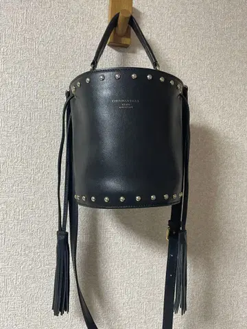 CHRISTIAN VILLA 드럼백 2way 태슬 스터드 복조리