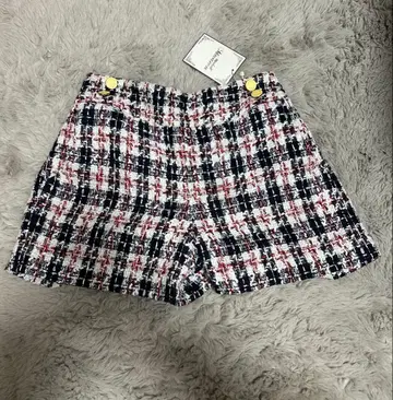 [ 택 포함 새상품 ] 미셸 마카롱 트위드 숏팬츠