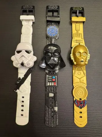 스타 워즈 캐릭터 손목시계 세트