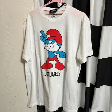 디스퀘어드 DSQUARED2 x THE SMURFS T셔츠
