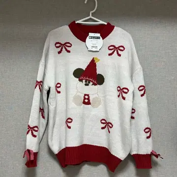 [택 포함 새상품] 릴린린 스웨터 디즈니랜드 크리스마스 2025