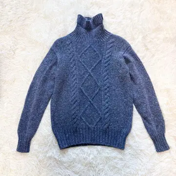 새상품급 Paul Smith 컬렉션 울 100% 케이블 니트 M