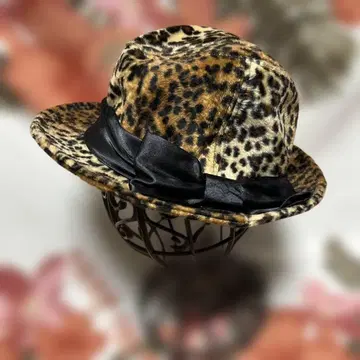 레오파드 무늬 버킷 햇