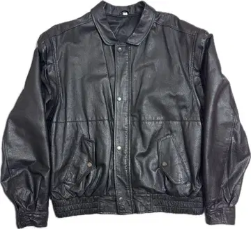 블랙 가죽 자켓