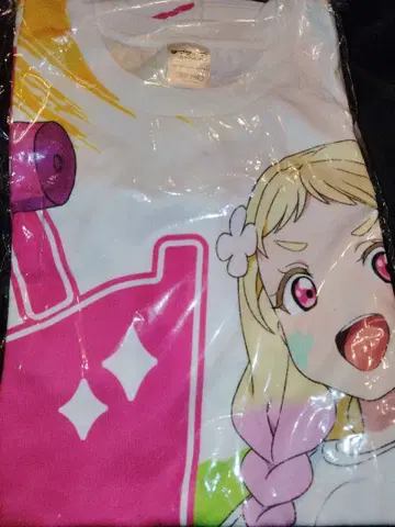 러브 라이브 슈퍼스타 페인트 T셔츠 풀 그래픽