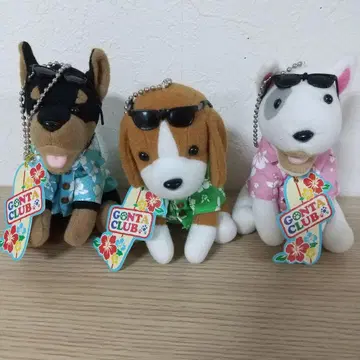 새상품 뼈다귀 곤타 하와이안 셔츠 봉제 인형 GONTA CLUB 마스코트