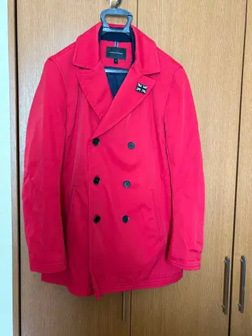 BANANA REPUBLIC 레드 피 코트 XL 킹 사이즈
