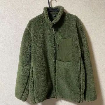 UNIQLO 플리스 자켓 XL 올리브 그린