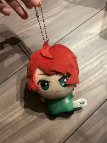 컬러풀 피치 쟈파파 봉제 인형 키링