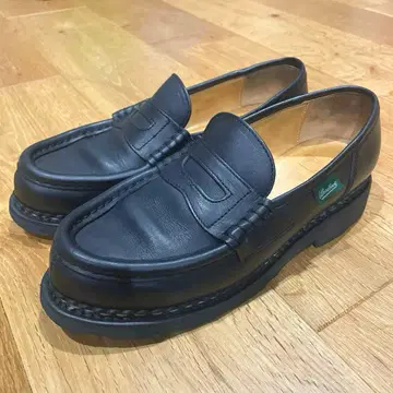 고품질 Paraboot 블랙 로퍼 reims 란스