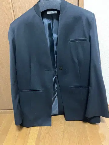 digne 노카라 자켓 블랙