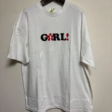 GIRL! 로고 T셔츠 XL 화이트