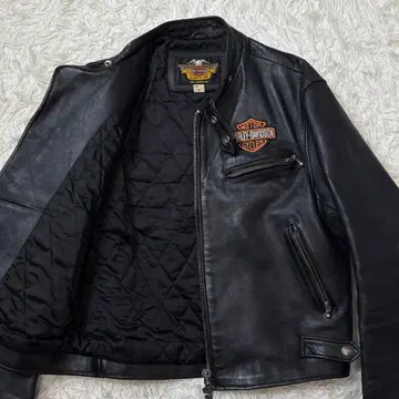HARLEY DAVIDSON 가죽 라이더 자켓 블랙 L 사이즈