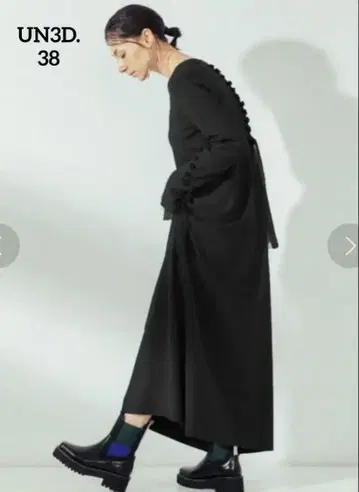 UN3D. 니트 원피스 38 블랙