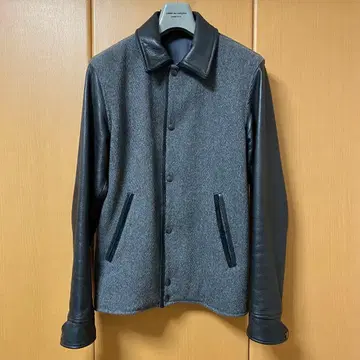 N 할리우드 가죽 절개 블루종 사이즈 38