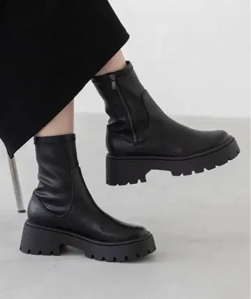 welleg 통굽 스트레치 숏부츠