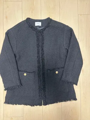 SHIPS 노카라 자켓 블랙