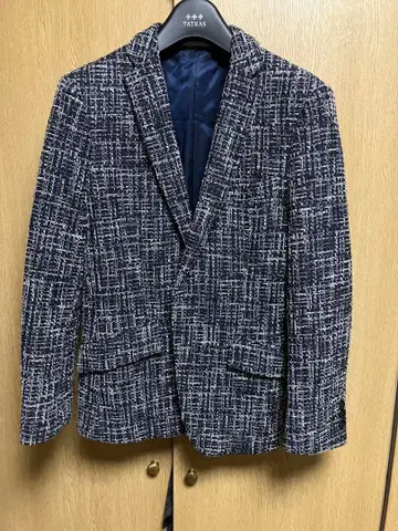 미사용 새상품 하이스트릿 트위드 자켓