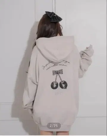 pium 피움 DependenceCherry 후드 후드티