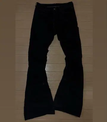 블랙 플레어 데님 archive swag