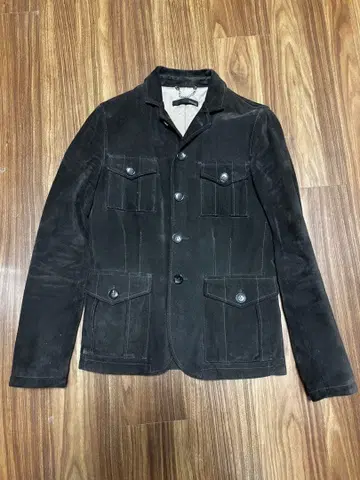 닥테 DACUTE 스웨이드 가죽 블루종 46