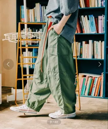 niko and - 니코앤드 샤카 벌룬 포켓 팬츠 카키 L