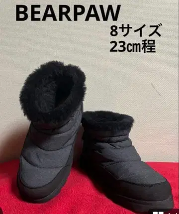 BEARPW 어그 부츠 하프 부츠 그레이 컬러 23cm 정도