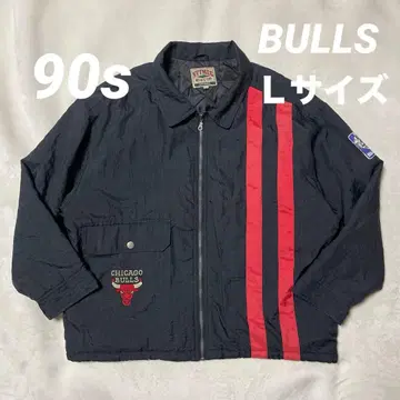 90s Chicago Bulls 나일론 자켓 네이비 NUTMEG