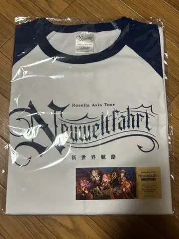 Roselia Neuweltfahrt 굿즈 포함 티켓 특전 T셔츠 새상품